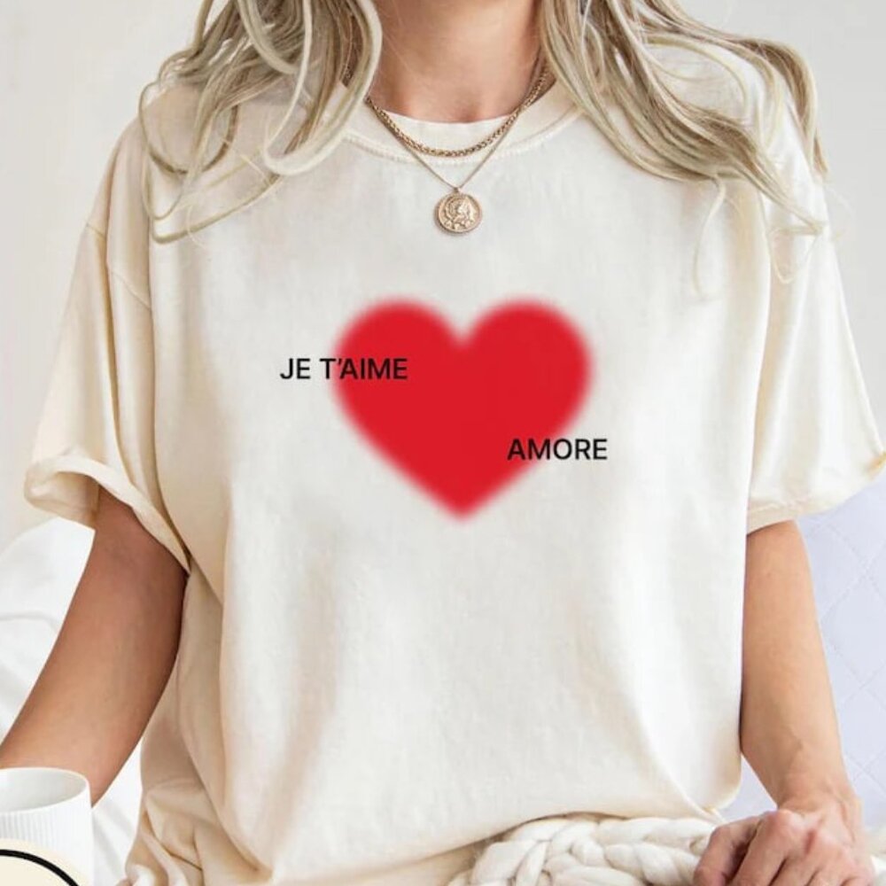 Graphic Love Tee, Valentines Day Shirt, Love Valentine Gift